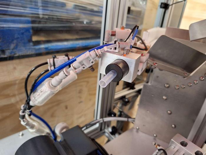 Used Quickpouch Automated Form-Fill Seal Packaging Machine with Videojet Dataflex Printer for Quickpouch Auto loader