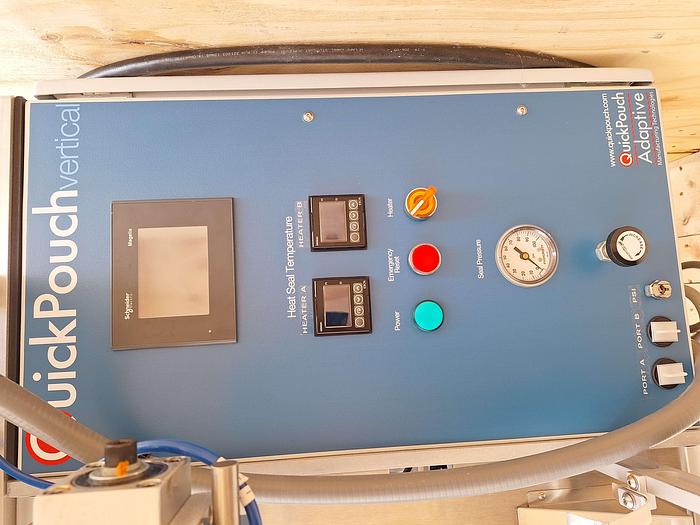 Used Quickpouch Automated Form-Fill Seal Packaging Machine with Videojet Dataflex Printer for Quickpouch Auto loader