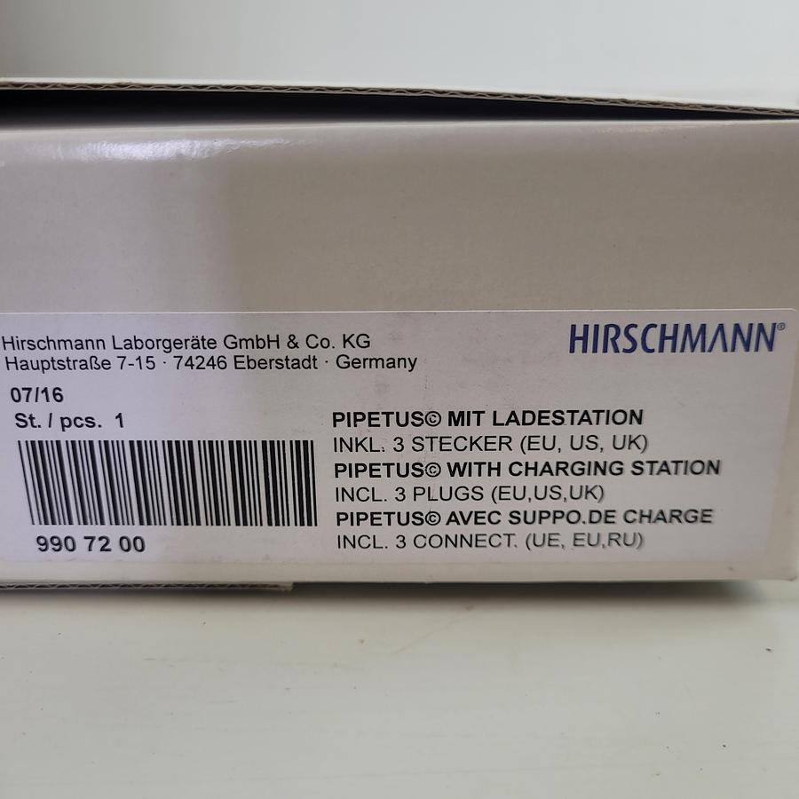 Used Hirshmann Pipetus Pipette Filler