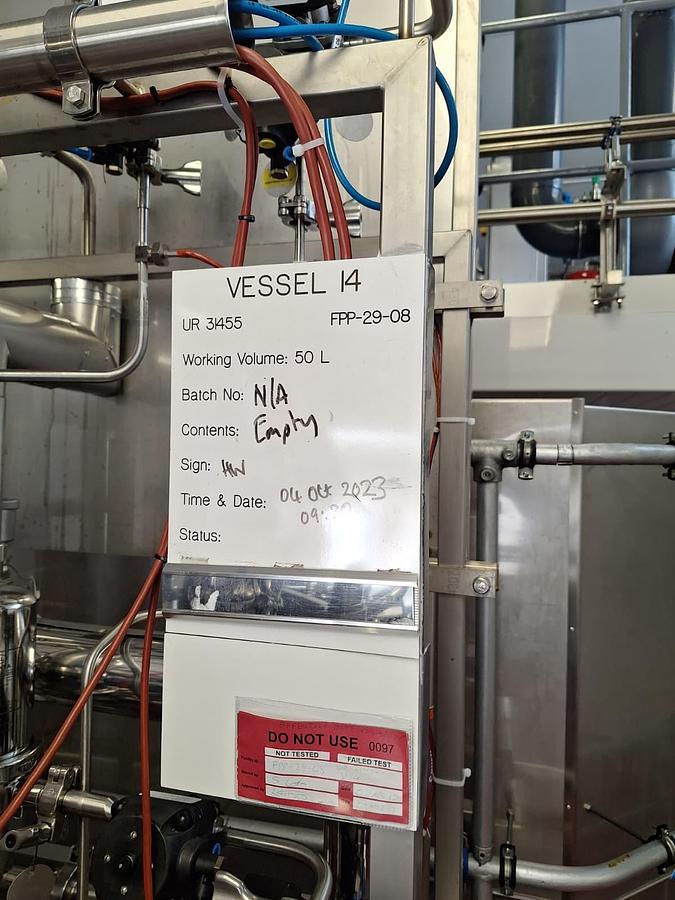 Used Applikon BioPilot 70L Fermentation System