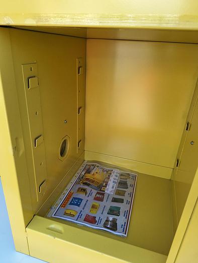 Used Securall Sustainable Gold Flammable Cabinet
