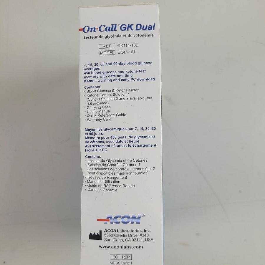 Used Acon On Call GK114-13B dual blood digital meter