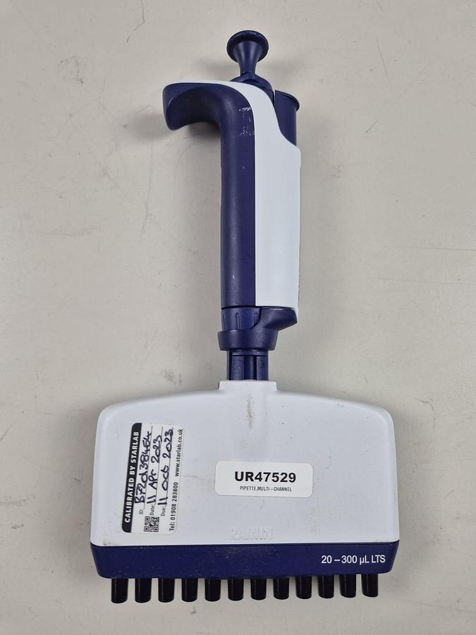 Used RAININ Pipet-Lite XLS L-300 12