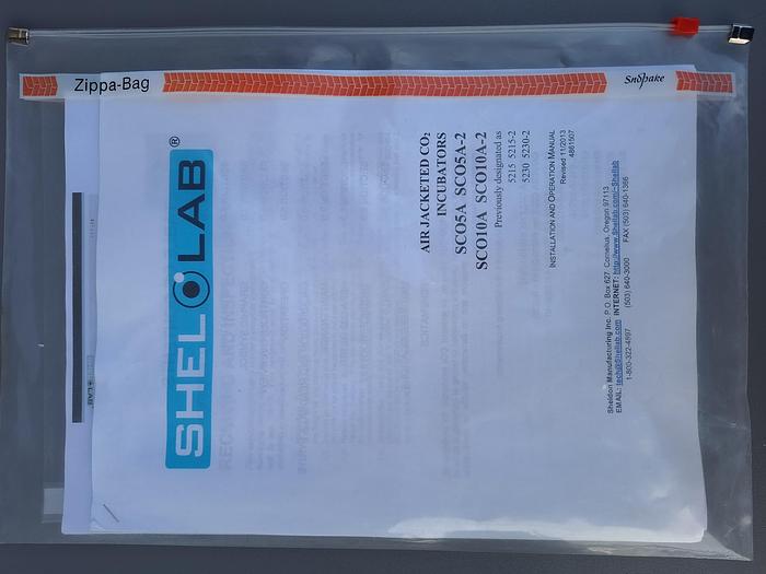 Used Sheldon Manufacturing SC05A-2 Air Jacketed CO2 Incubator