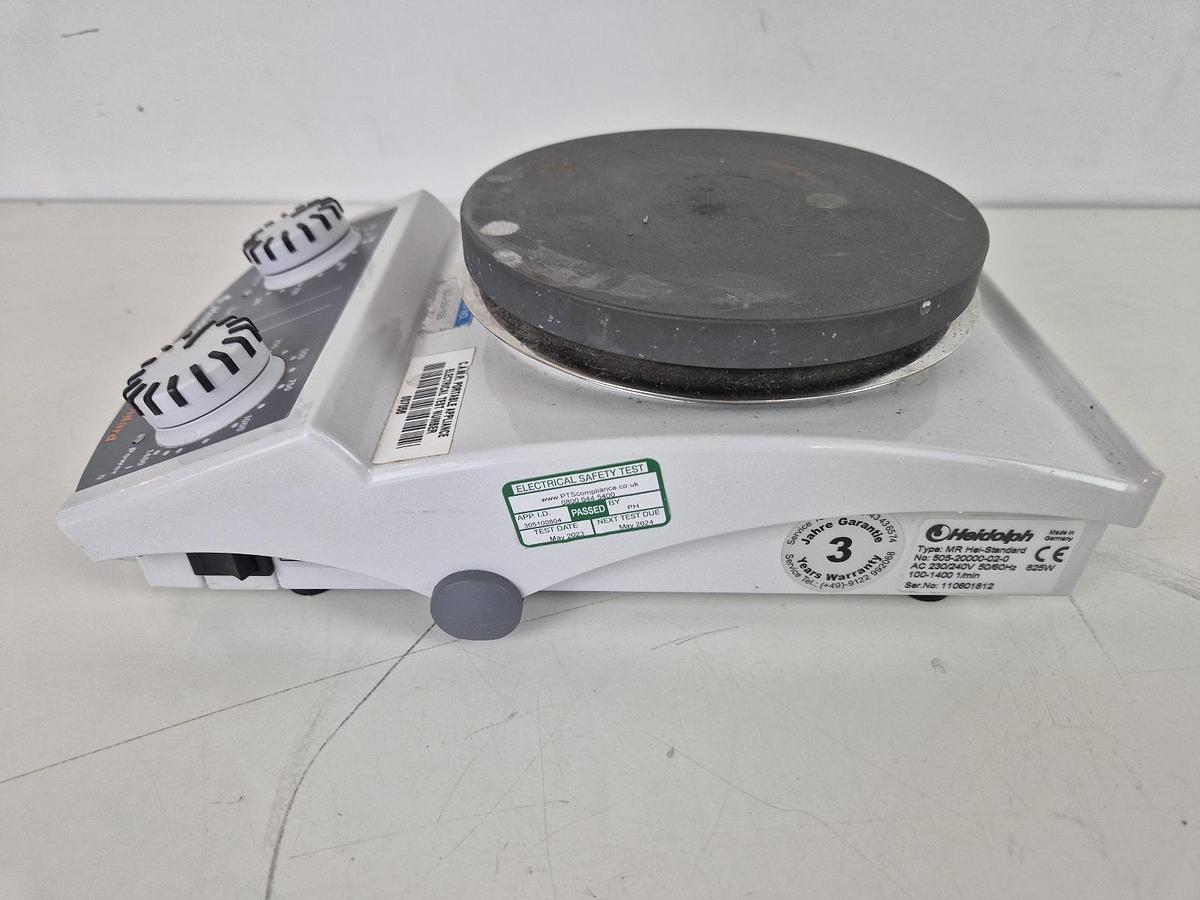 Used Heidolph MR Hei-standard Magnetic Hotplate Stirrer