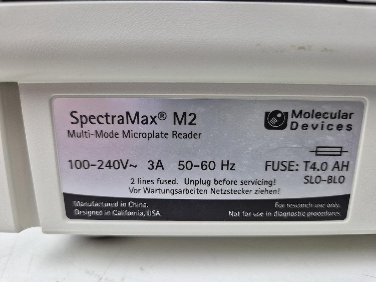 Used Spectromax M2 Microplate reader
