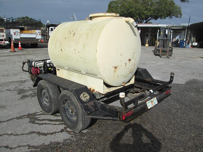 Used 500 Gallon Water Trailer With Honda Engine And Pump 500