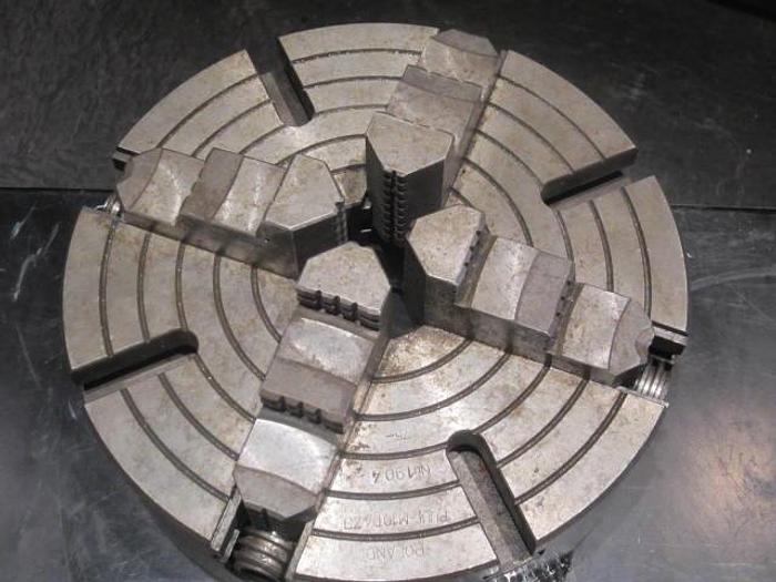 Used Bison 10" PUUF-M10D4ZJ, 4-jaw chuck, D1-4