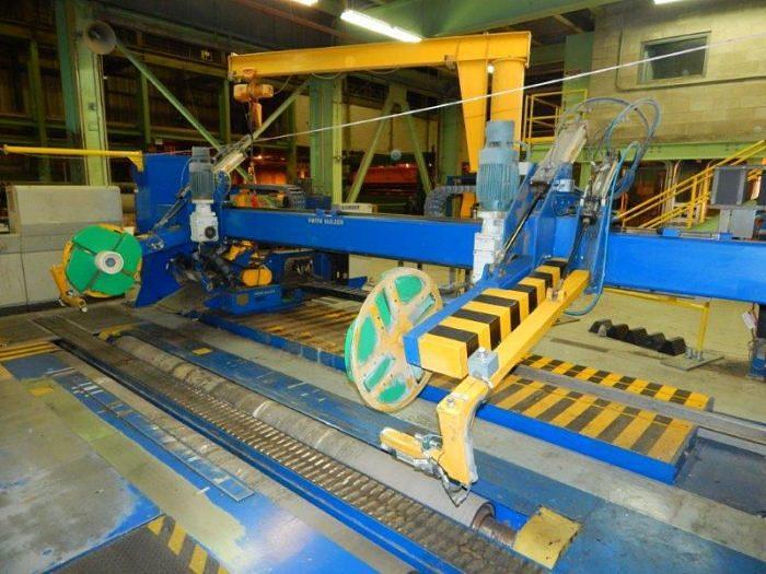 Used 150" VOITH SULZER ROLL WRAPPER 40 ROLLS PER HOUR