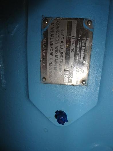 Used Waukesha Rectangular Flange Positive Displacement Pump; Md#134