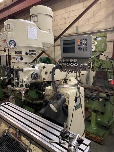 Used 10” X 50”, FIRST, LC-185VS, VERTICAL MILLING MACHINE
