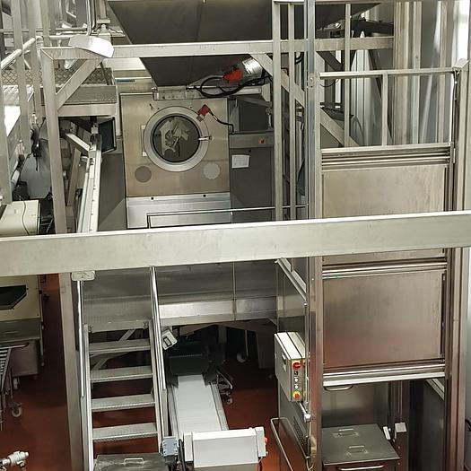 Gebraucht Komplette automatische Zuckerdrageeanlage DUMOULIN Type IDAX 2002 X, Baujahr 2006/2007.