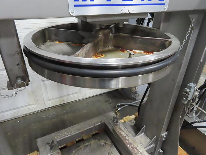 Used MYERS ENGINEERING HYDRAULIC RAM DISCHARGE PRESS