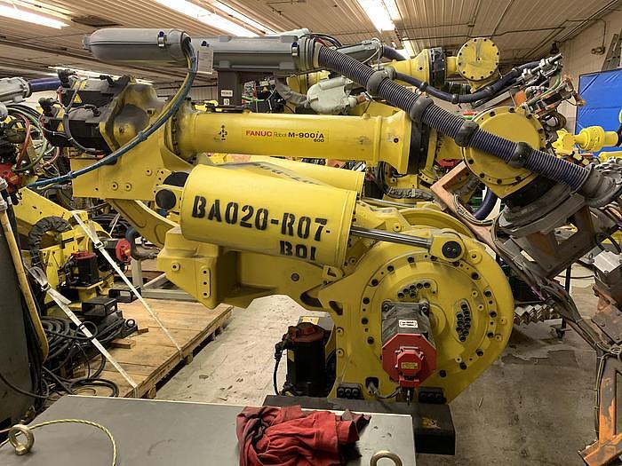 Used 2011 FANUC M900iA/600 6 AXIS CNC ROBOT WITH R30iA CONTROLLER