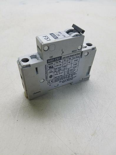 Used Allen Bradley Circuit Breaker, # 1492-CB1 H070, 7 Amp, Ser. B