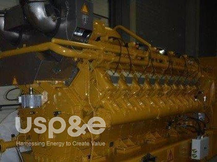 16 MW 2019 New Caterpillar CG170-20 Natural Gas Generator