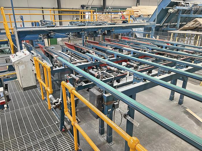 Gebruikt Almab – Stenner – Leadermac high speed resaw-planing line