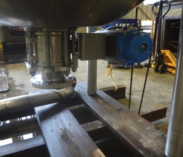 Used HAMILTON "300" GAL. "DIRECT" STEAM KETTLE STATIONARY, DUAL AGITATION & SCRAPE SURFACE, (#826C)