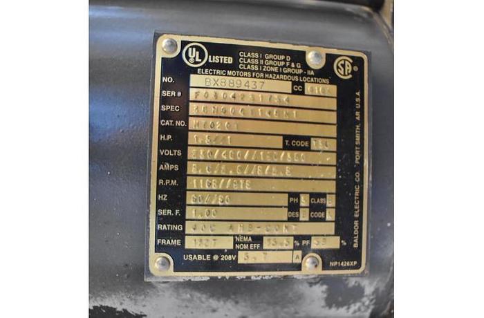 Used USED GREAT WESTERN TB 611/3 IN-LINE GYROSCOPIC PRESSURE SIFTER