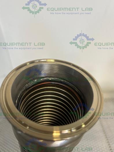 Used 20" Stainless Steel Braided Hose w/ 3" Sanitary Fitting