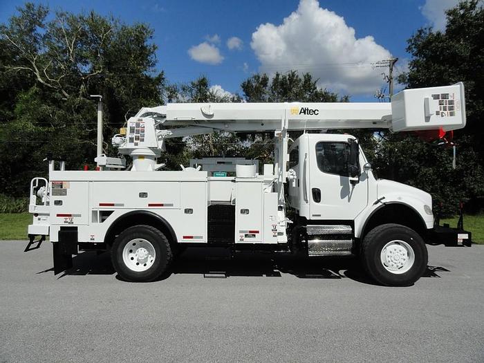 Used 2010 Freightliner M2-106 4x4 Altec DM47-BR Remote & Upper Controls Digger Derrick - R1158