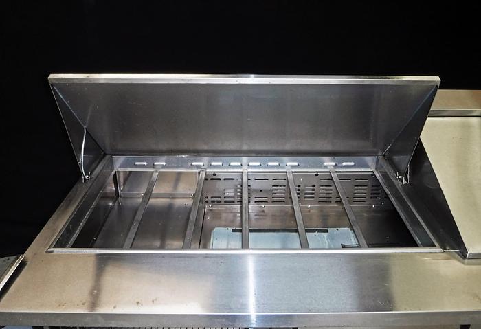 Used USED TURBO-AIR 3-DOOR REFRIGERATED SANDWICH PREP TABLE, MODEL MST-72-30