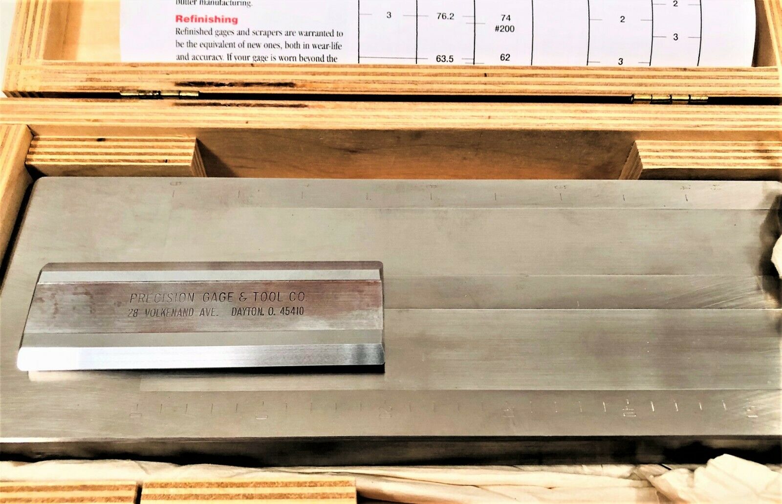 Used Precision Gage & Tool Paint Gauge for Sale at Chemistry RG