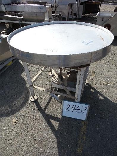 48'' Diameter Stainless Steel Rotary Pack-Off Table