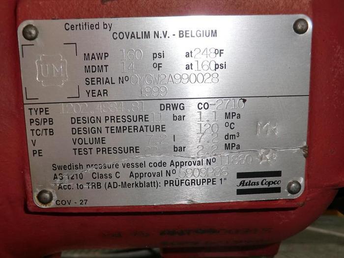 D'occasion 1977 ATLAS COPCO ZR6 B(M) parts -Screw Element and more