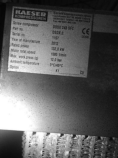 D'occasion 2012 KAESER DSDX243 SFC