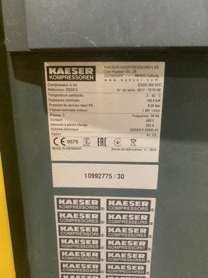 Used Kaeser DSDX305