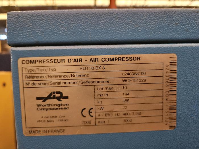 Used 2006 WORTHINGTON RlR30 BX 8