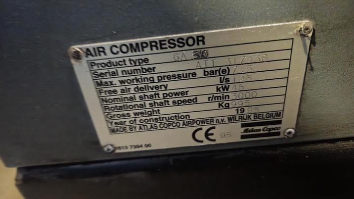 Used 1995 ATLAS COPCO GA30