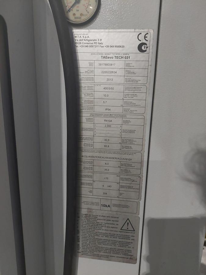 Used Mta TAEevo031/P3 froid seul 