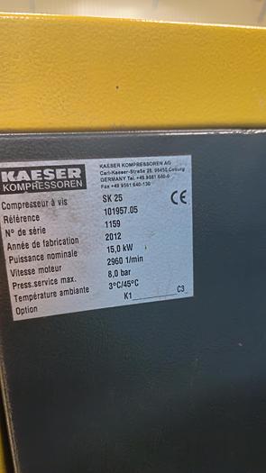 Used 2012 KAESER SK25