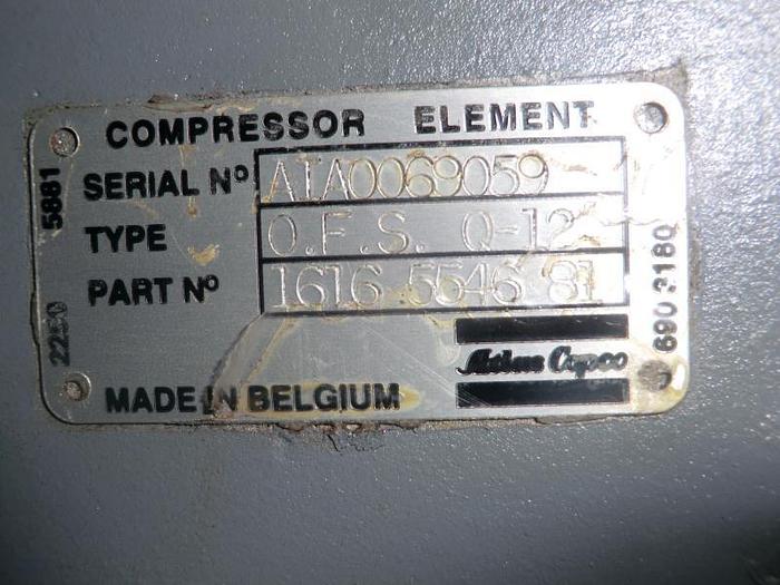 Used 1972 ATLAS COPCO PARTS from ZR6 - Screw Element and more