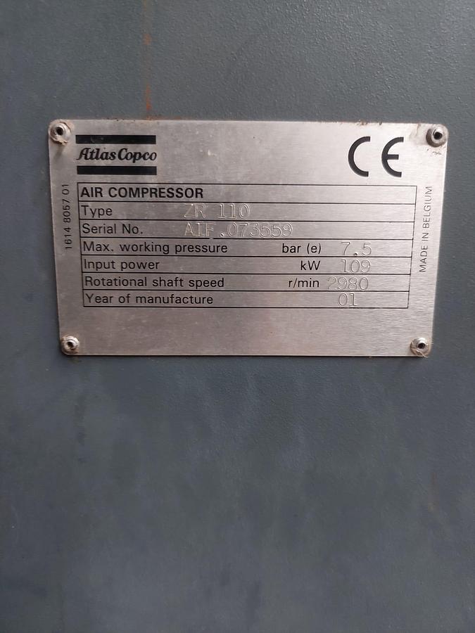 Used Atlas Copco ZR110