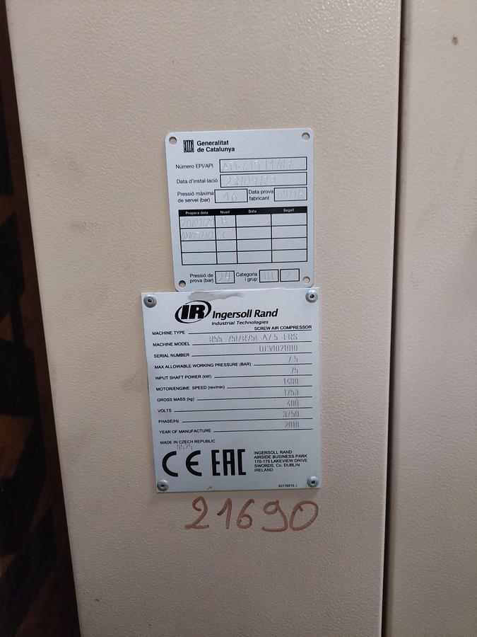 Used Ingersoll Rand R55-75i / 75i- A7,5