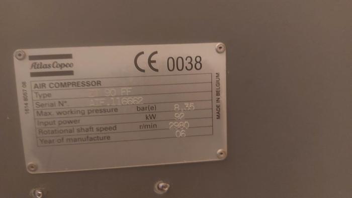 Used 2006 ATLAS COPCO ZT90 FF