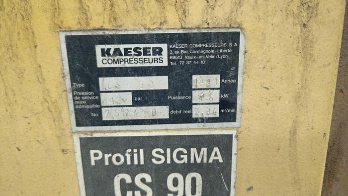 Used 1990 KAESER CS90