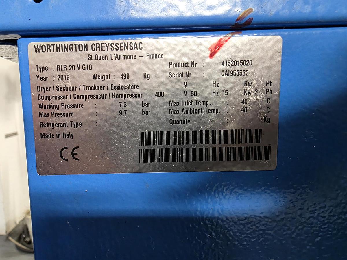 Used WORTHINGTON RLR20V G10