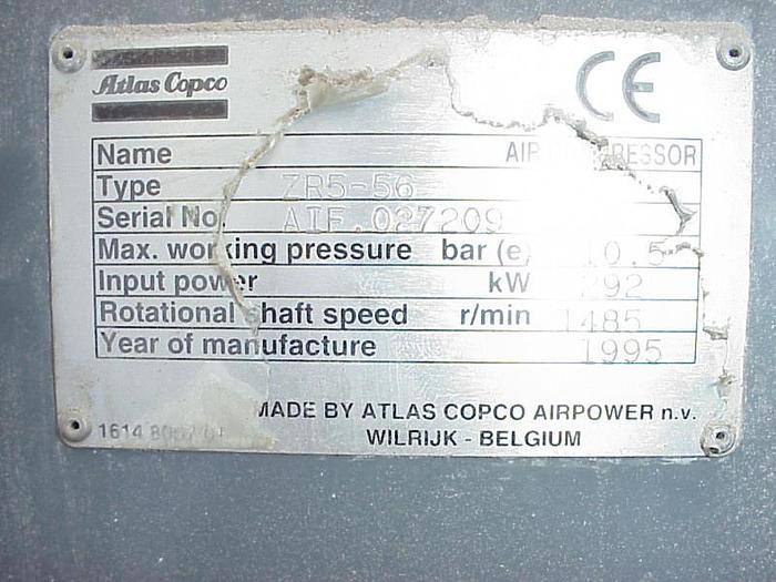 Used 1995 ATLAS COPCO ZR5-56