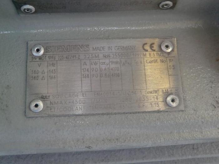 D'occasion 1997 ATLAS COPCO Motor - 90kW SIEMENS 1PP6