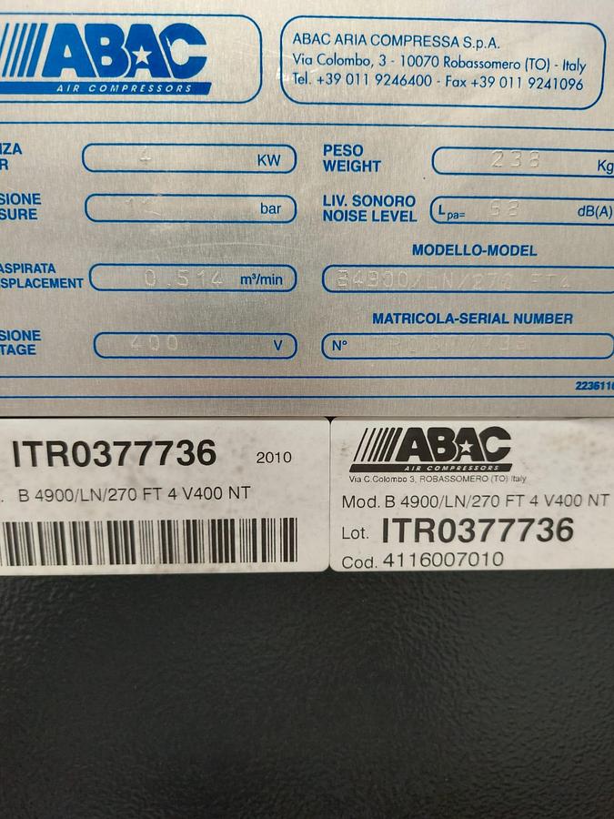 Used ABAC B4900
