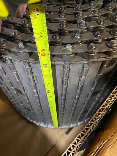 Used Hakusan Kiko 178" Length Chain Hinge Belt