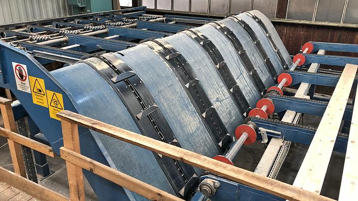 Gebruikt ALMAB planing line mechanization up to 160 m/min