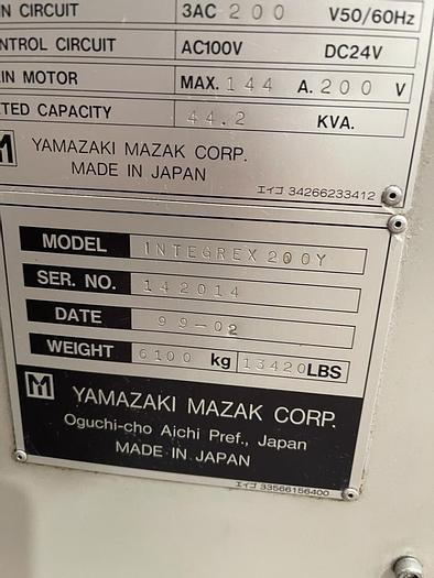 Usato MAZAK INTEGREX 200 Y