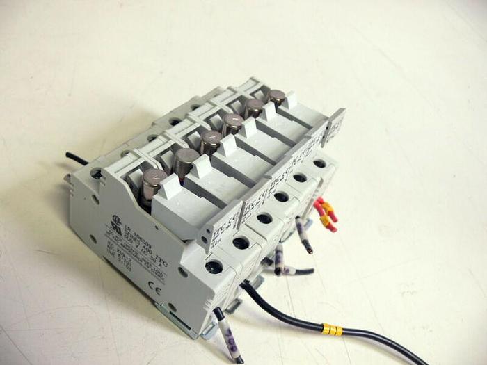Used Lot of 6 ITC VLC10 LR 106309 400 Series Fuse Holders w/ Fuses