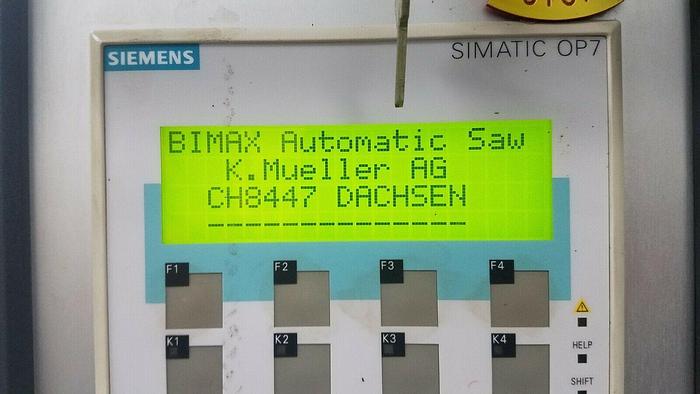 Used 2010 Bimax Klingelhofer TA91-P250 AUTOMATIC Programmable Precision Cut Off Saw