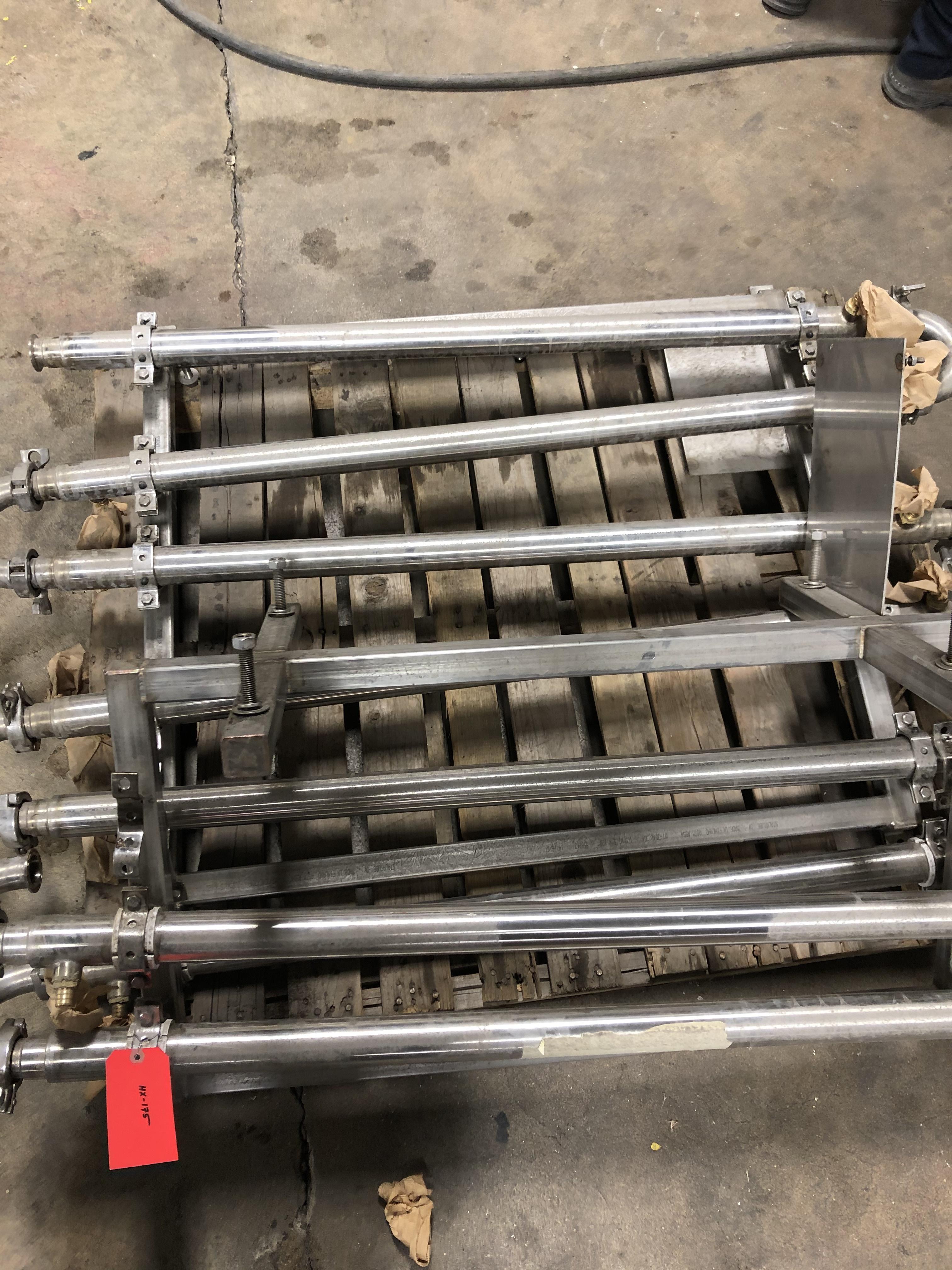 Refurbished 2 SQ FT DOUBLE TUBE HEAT EXCHANGER